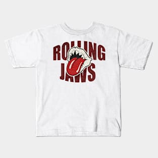 Rolling jaws shark Kids T-Shirt